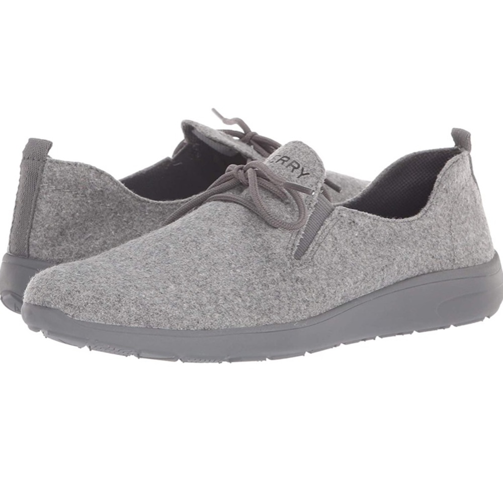 Sperry Women's Rio Aqua Wool Grey Shoes Size 7.5